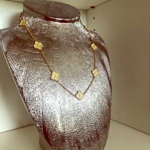 Gold Plated 4 Leaf Clover Necklace